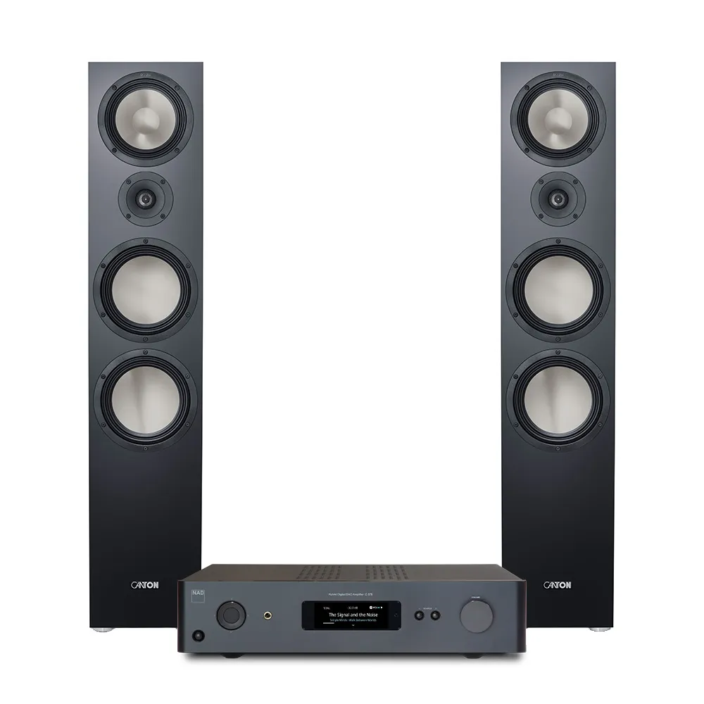 NAD C 379 & Canton GLE 90