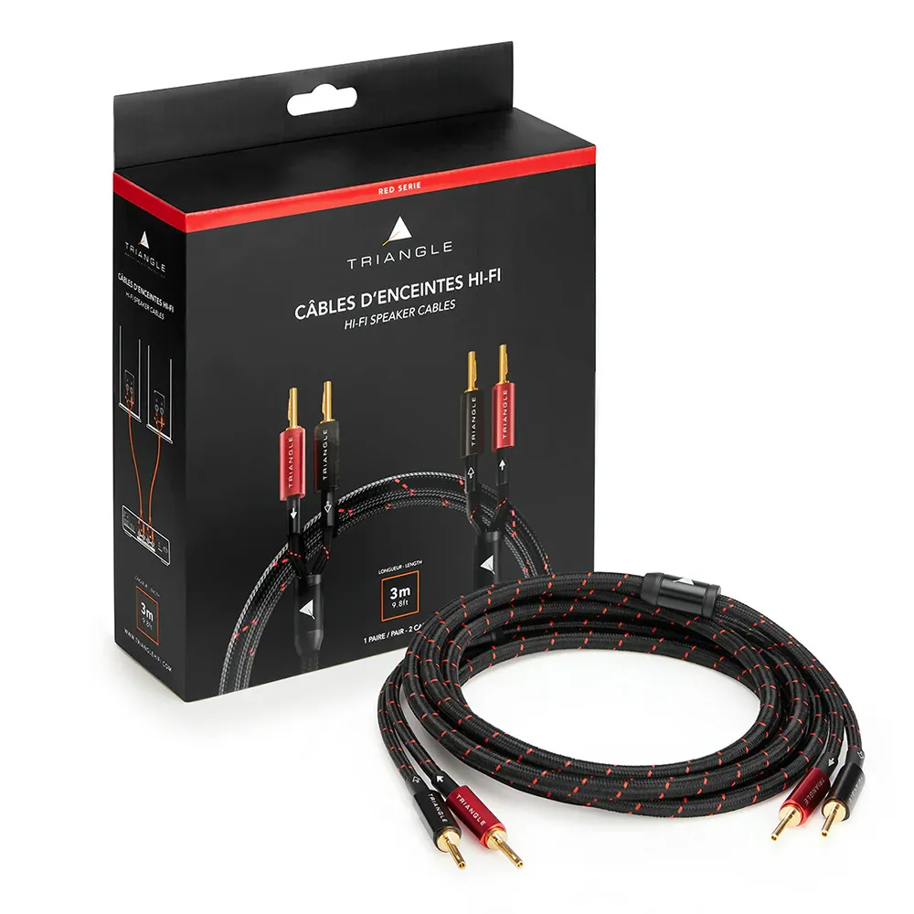 Triangle Red Speaker Cables