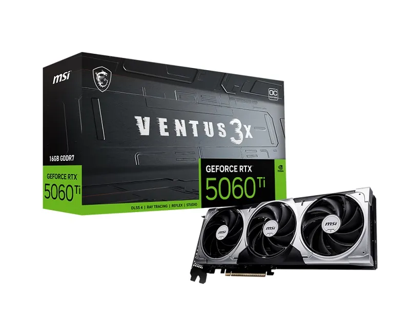 MSI RTX 5060 TI 16G VENTUS 3X