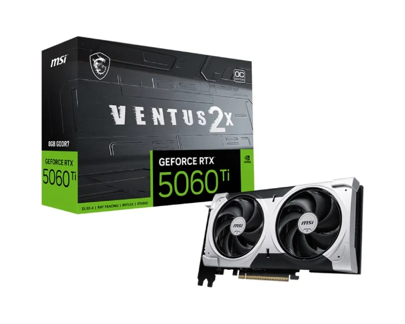 MSI RTX 5060 Ti 8G VENTUS 2X OC PLUS