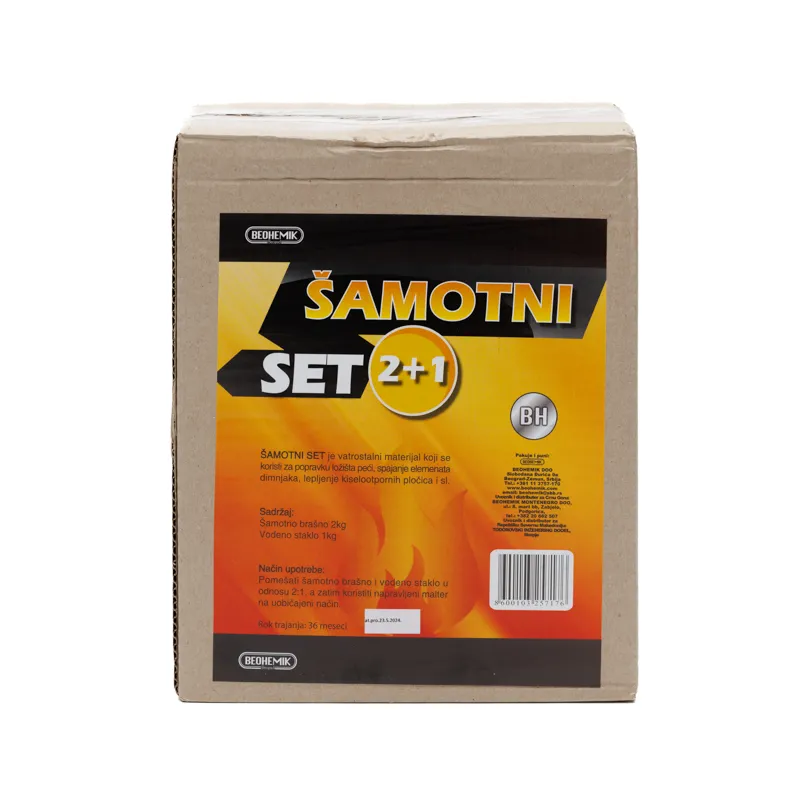 Šamotni set 2+1