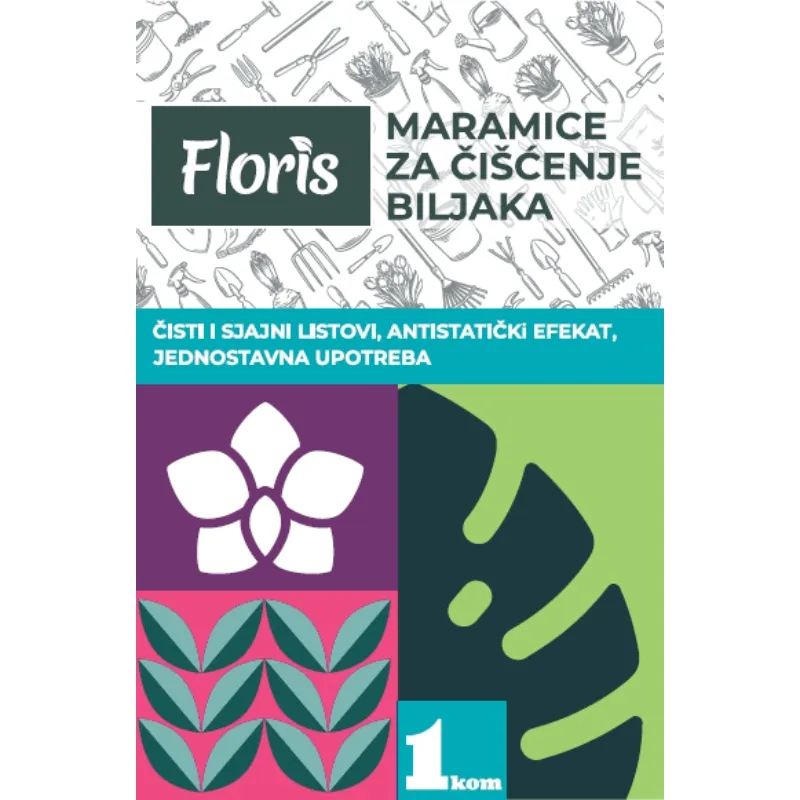 Floris vlažne maramice za biljke