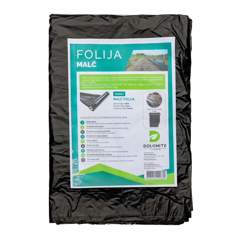 Malč folija 0,8 x 50m 20mic Floris