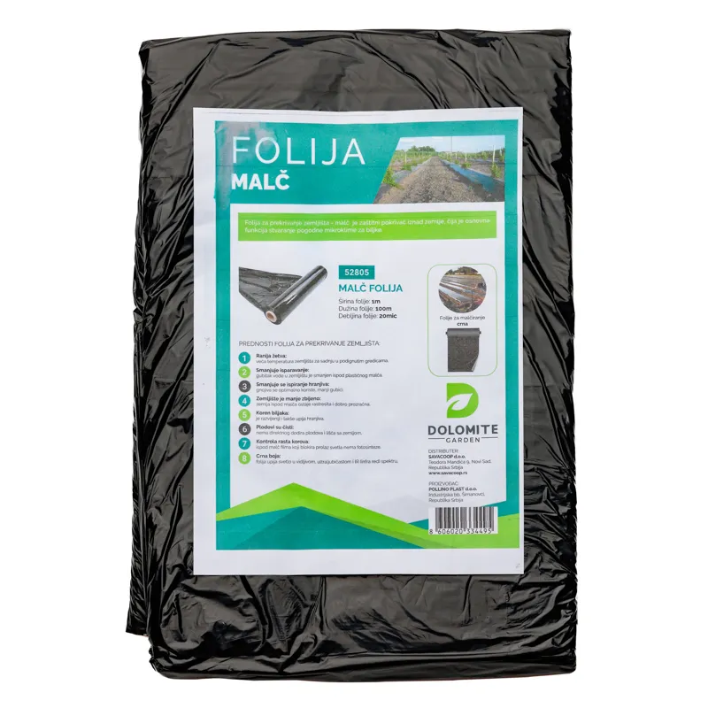 Malč folija 1 x100m 20mic Floris
