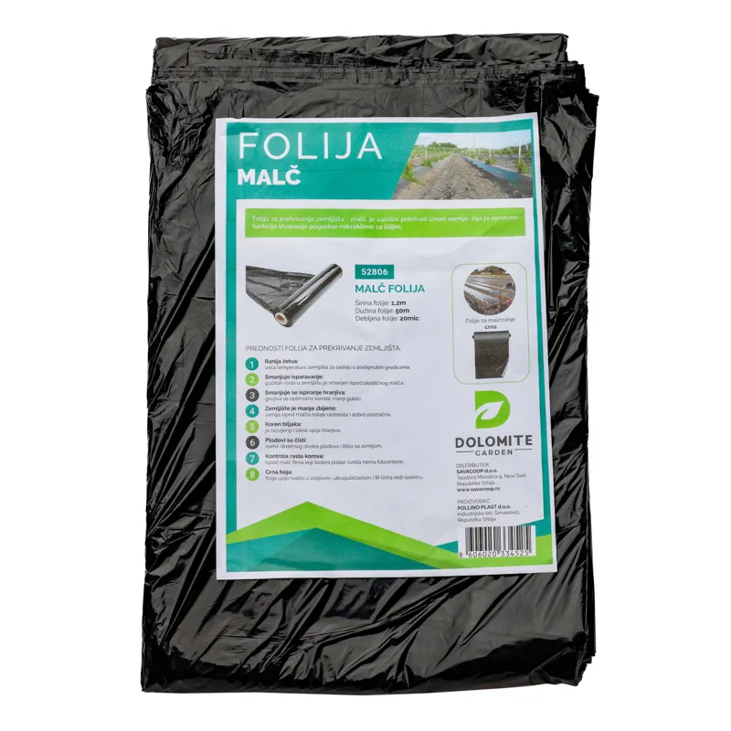 Malč folija 1,2 x 50m 20mic Floris