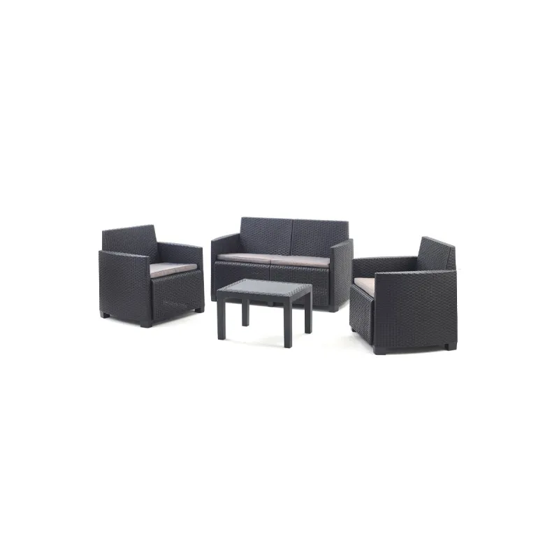 Baštenski set Arena sa 4 jastuka