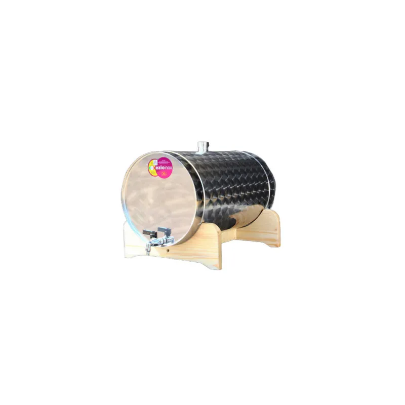 Inox bačva 35 l- horizontalna (za rakiju)- sa slavinom