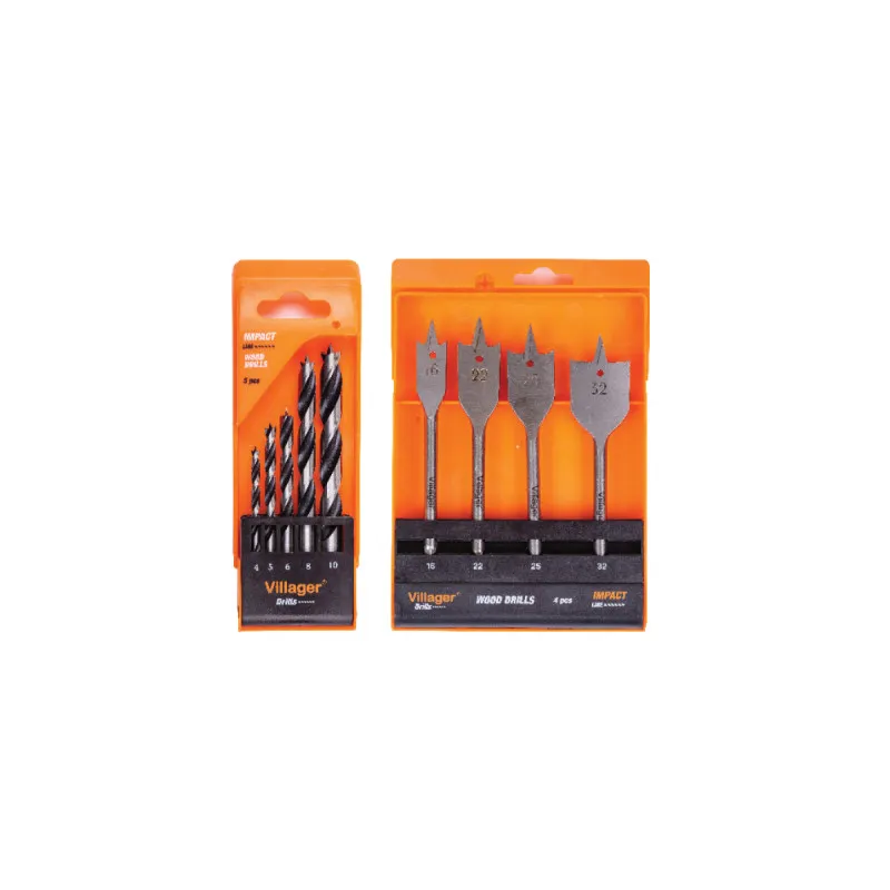 Leptiraste burgije za drvo Villager Impact Line DWS-SET 4 kom