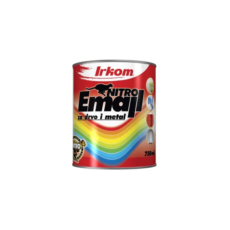 Nitro emajl crna mat 750 ml