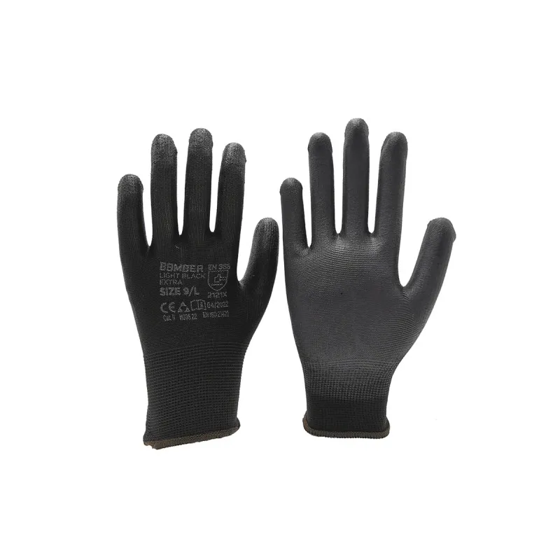 Rukavice Bomber Light Black 9 extra