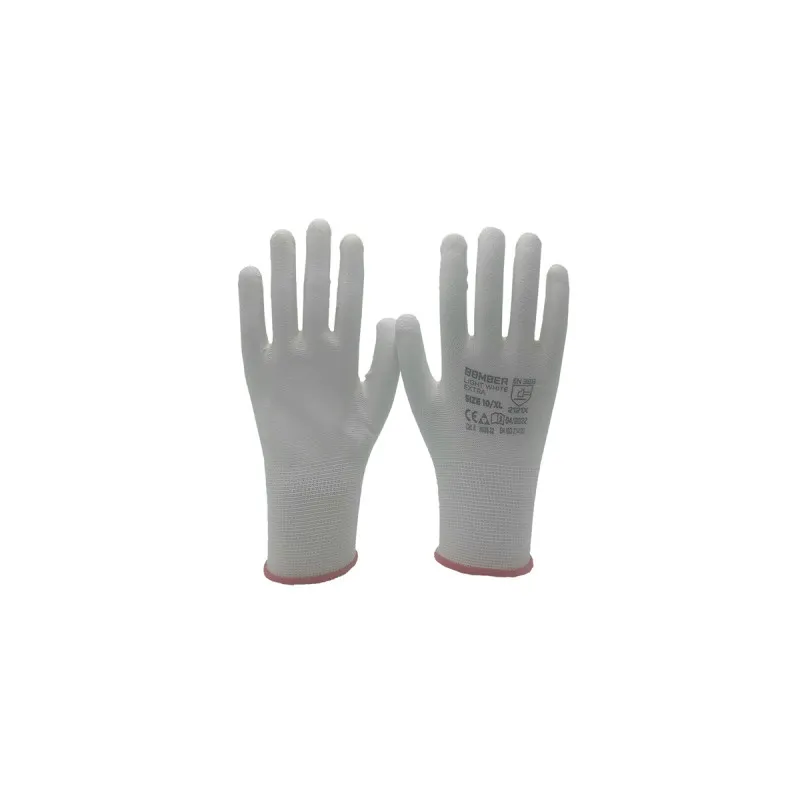 Rukavice Bomber Light White 8 extra