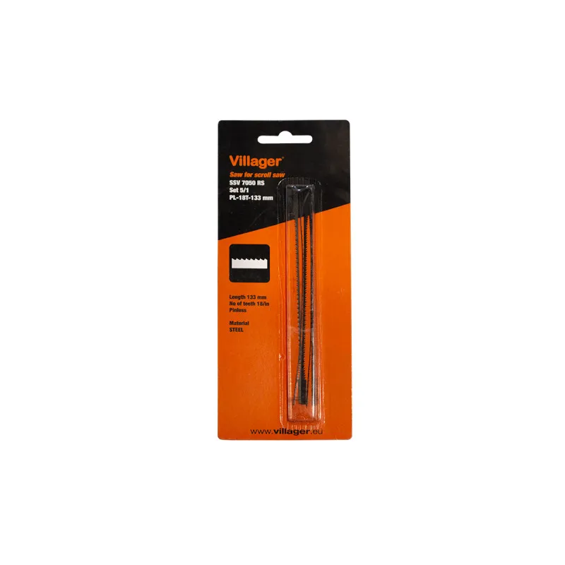 Testere za modelarsku testeru ssv 7050 rs pakovanje set 5/1 pl-18t-133 mm