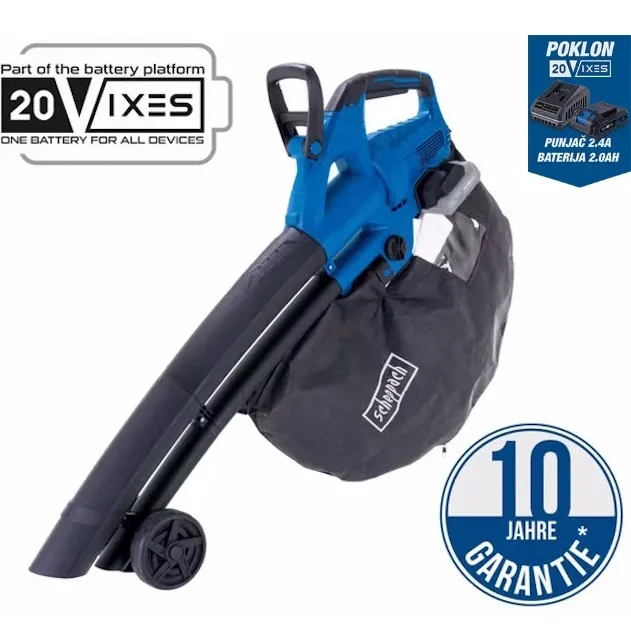 Aku duvač usisivač lišća 4u1 Brushless IXES Solo BC-BLV720-X Scheppach