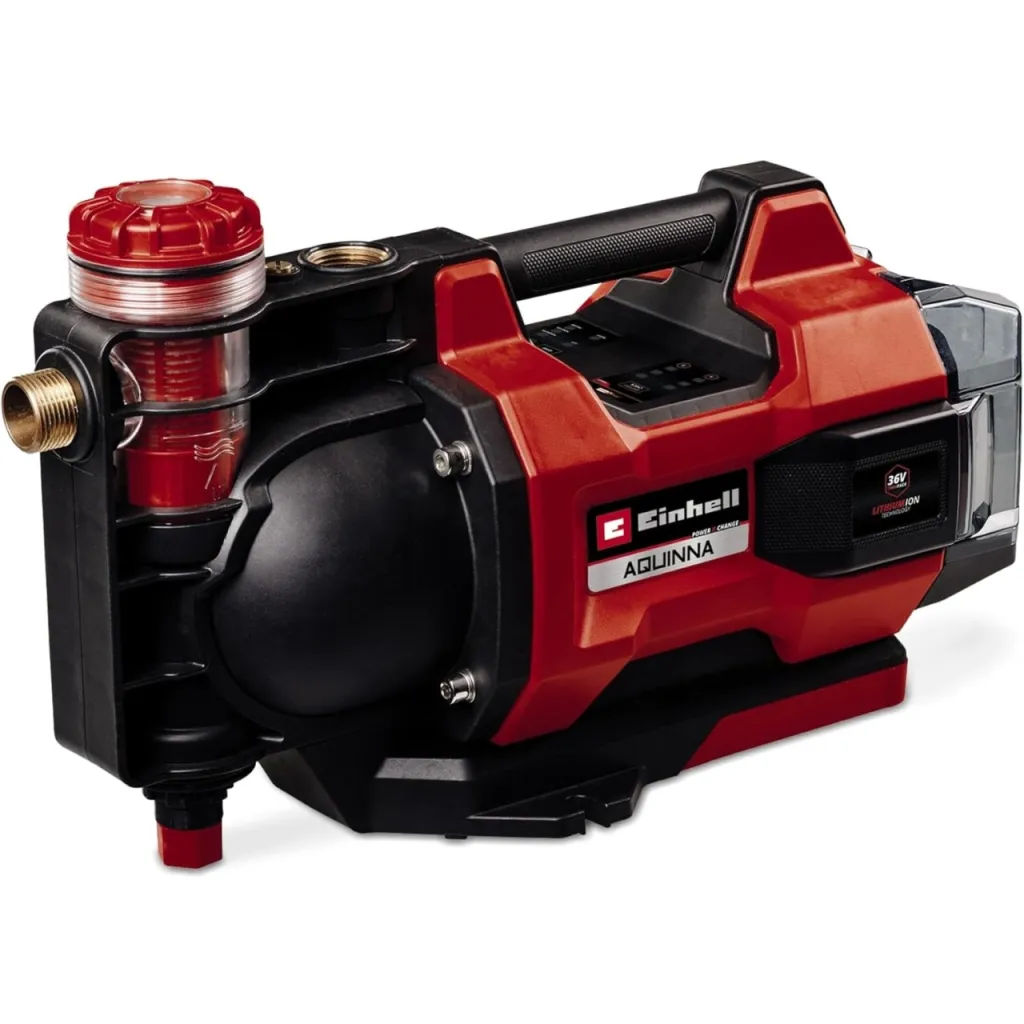 Akumulatorska baštenska pumpa AQUINNA 36/38 F LED AUTOMATIC EINHELL