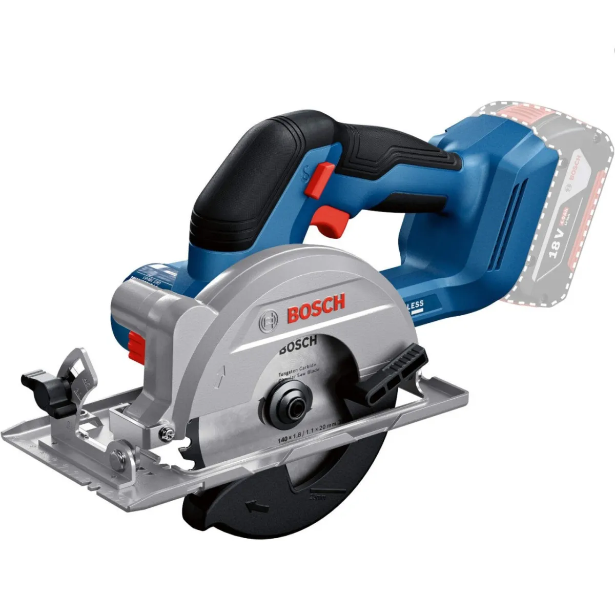 Akumulatorska kružna testera - ručni cirkular GKS 18V-51 Solo BOSCH