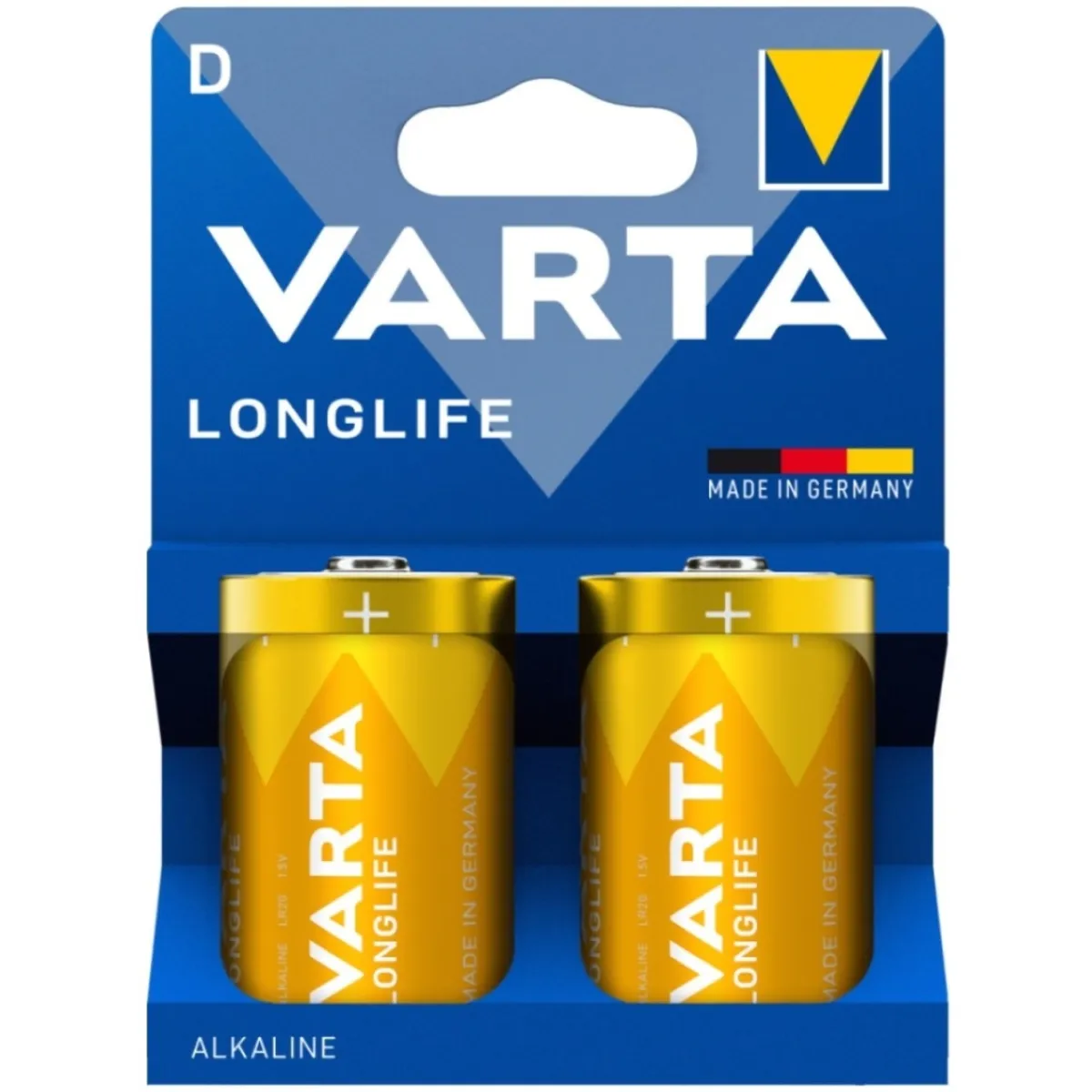 Alkalne baterije D (LR20) 2kom. VARTA