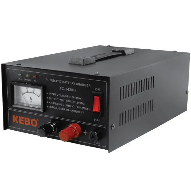 Automatski punjač akumulatora 12V/24V, 20A KEBO