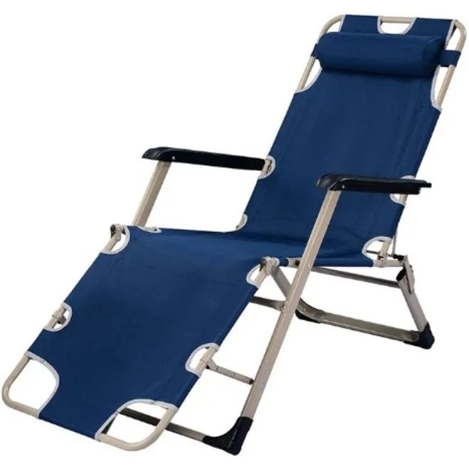 Baštenska ležaljka - sklopiva plava RELAX