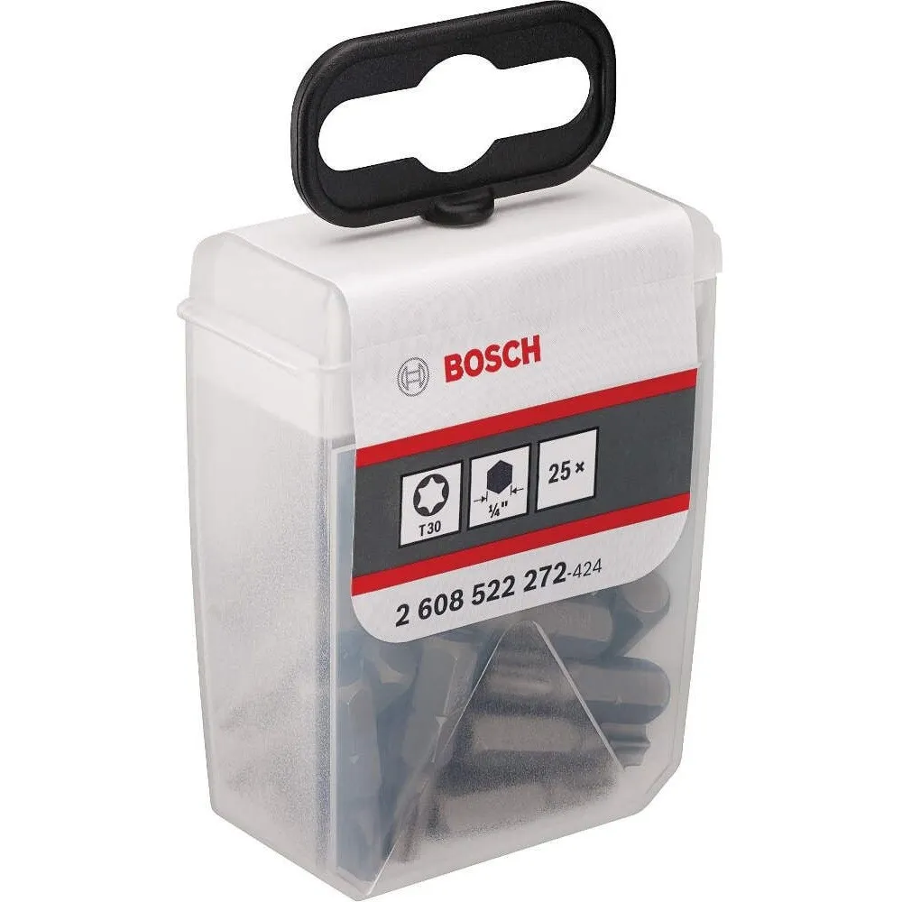 Bitovi Torx T30 25mm u Tic Tac pakovanju - 25kom Extra Hard BOSCH