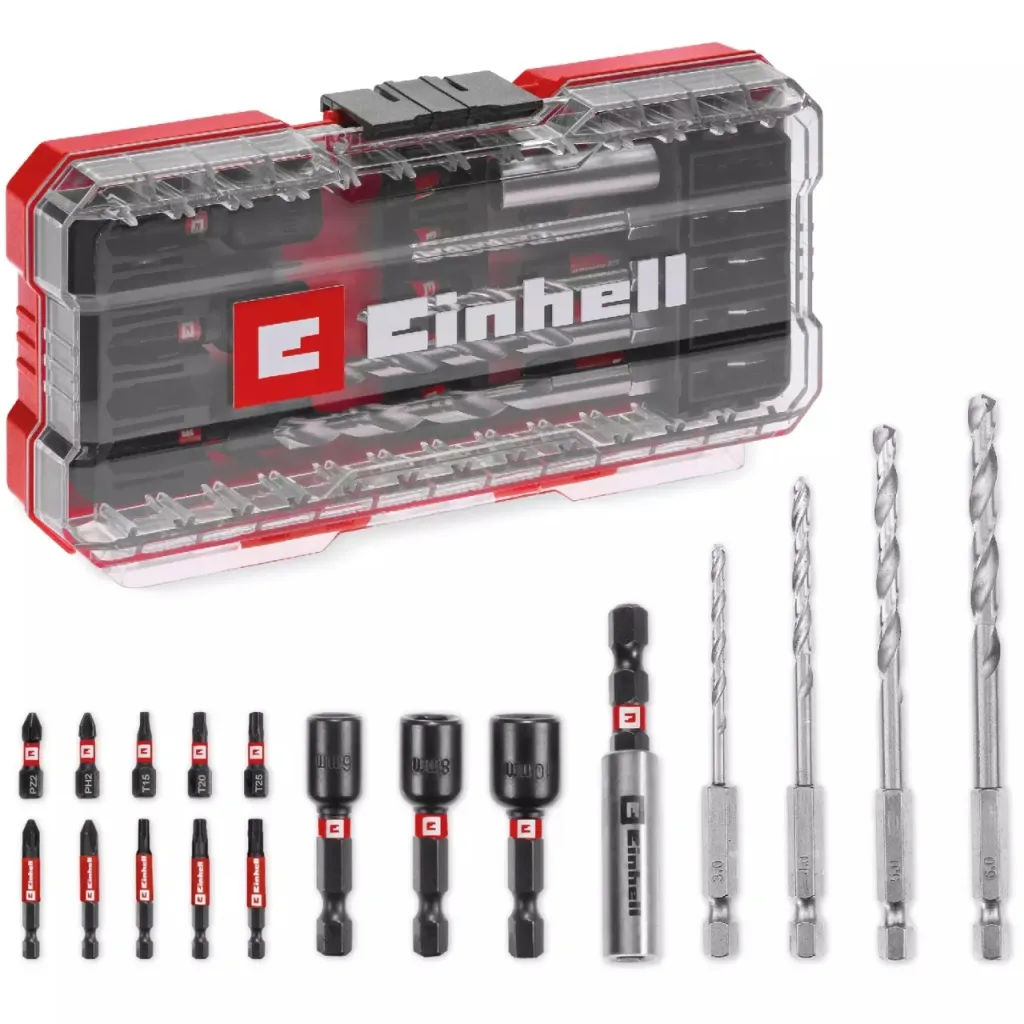 Burgije i bitovi komplet 18kom. EINHELL