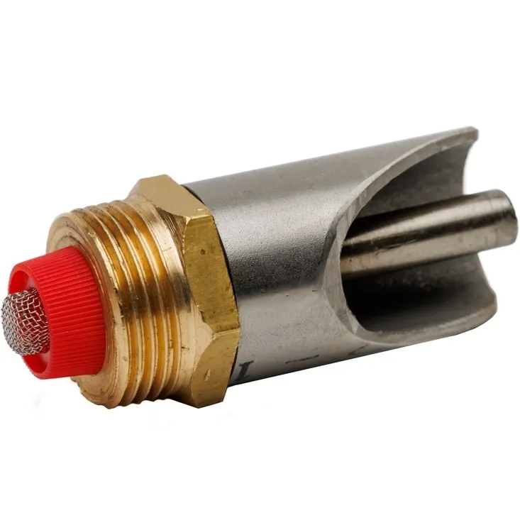 Cucla za svinje - sisaljka 3/4" mesing - prohrom