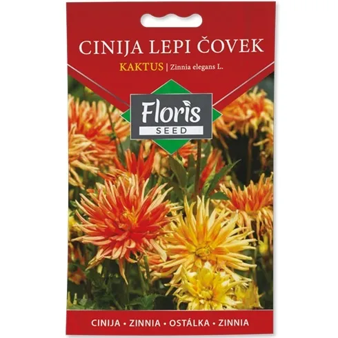 Cveće Cinija kaktus seme 0.5g - 10kom. FLORIS