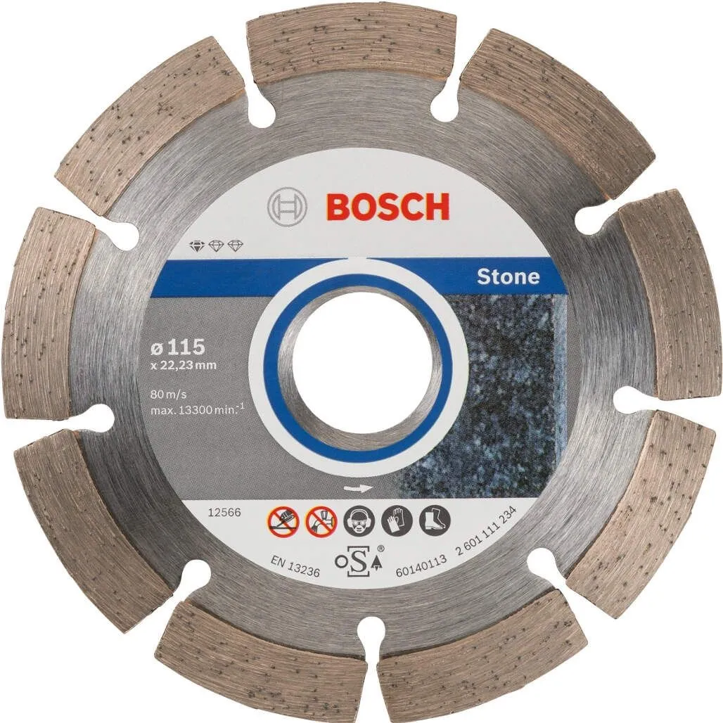 Dijamantska rezna ploča za kamen Standard 115x 1.6mm - 10kom. BOSCH