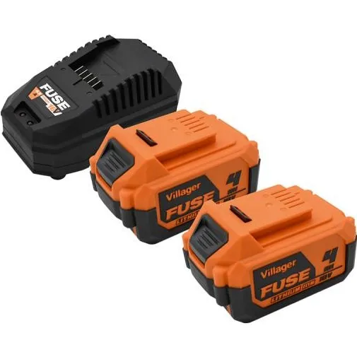 FUSE 18V set baterija 2 x 4.0Ah + punjač 4,5A Villager