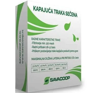 Kap po kap traka PRO TAPE (506-10-1350) sečena 16mm, 150mic - rupe 10cm - 13.5l/h/m - 100m