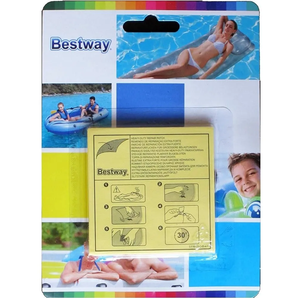 Komplet za krpljenje bazena - zakrpa za bazene 10kom. BESTWAY