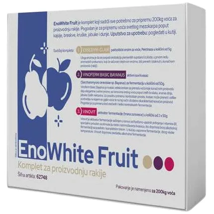 Komplet za proizvodnju rakije ENO WHITE FRUIT