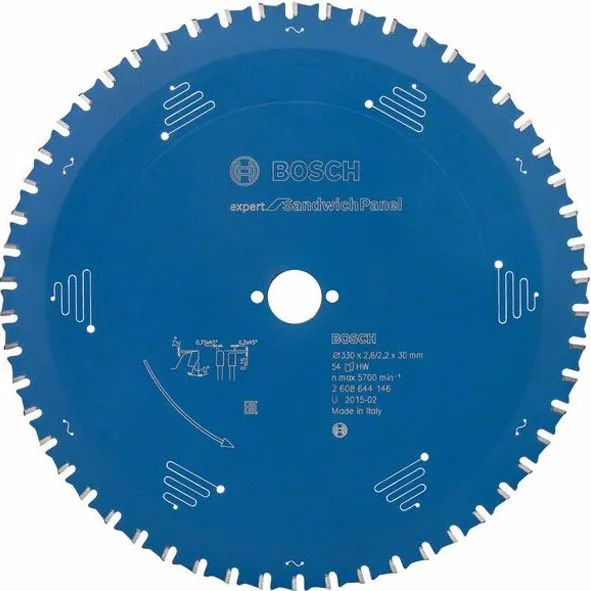 Kružna testera za sendvič panele Expert 330x2.2 - 54 zuba BOSCH