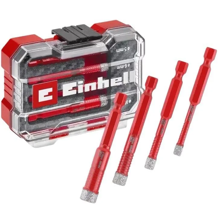 Krune za rupe - dijamantske (1/4") 5-10mm EINHELL
