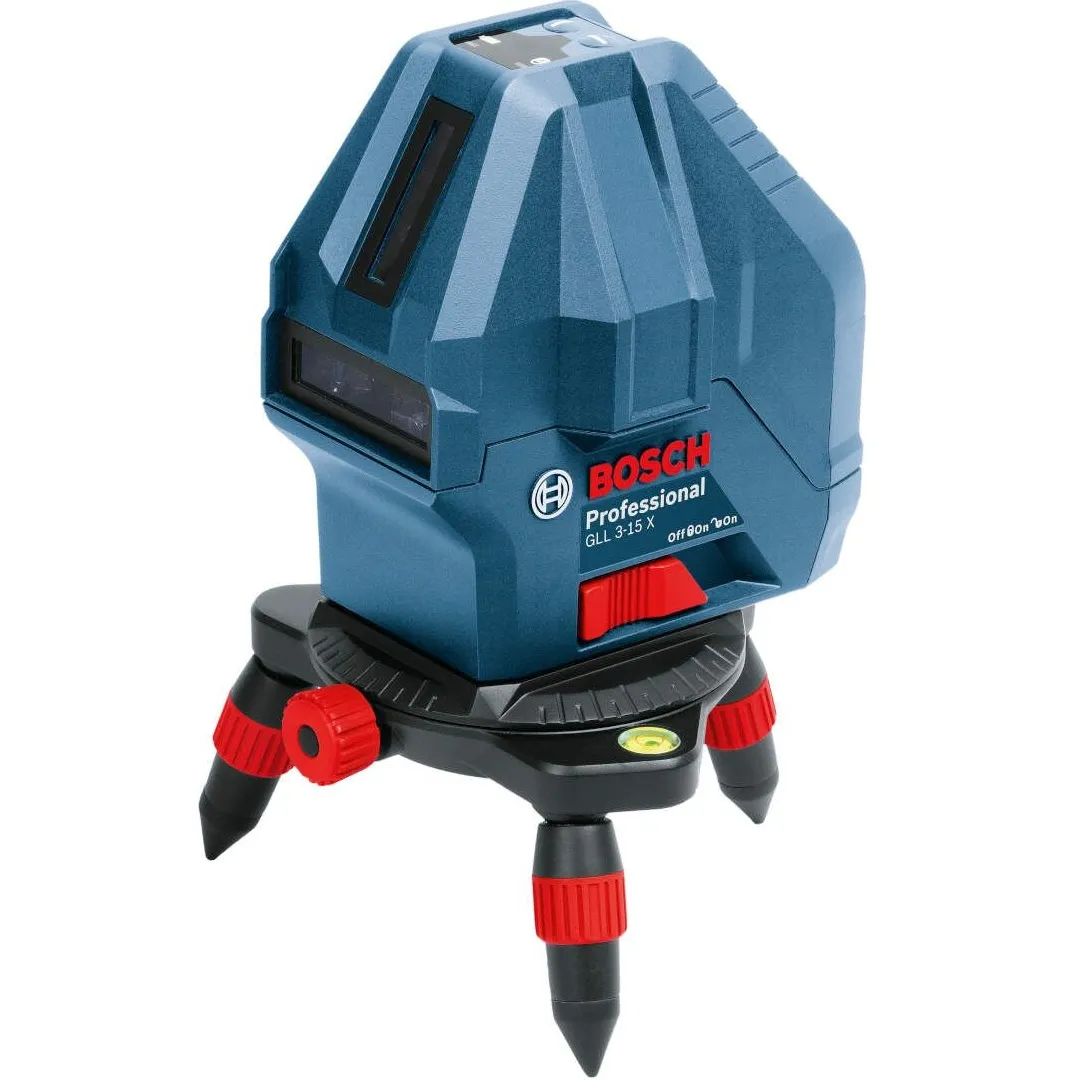 Linijski laser GLL 3-15 X sa 3 linije samonivelišući 15m domet BOSCH