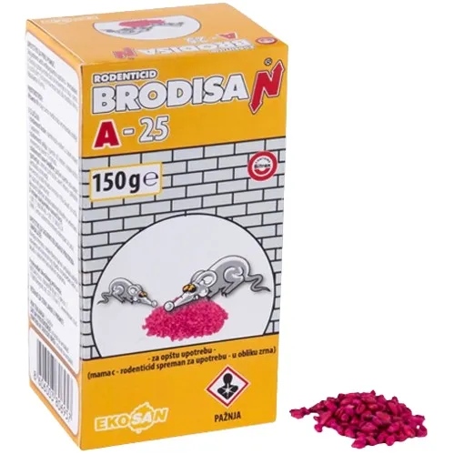 Mamac za miševe i pacove A-25 150g. BRODISAN