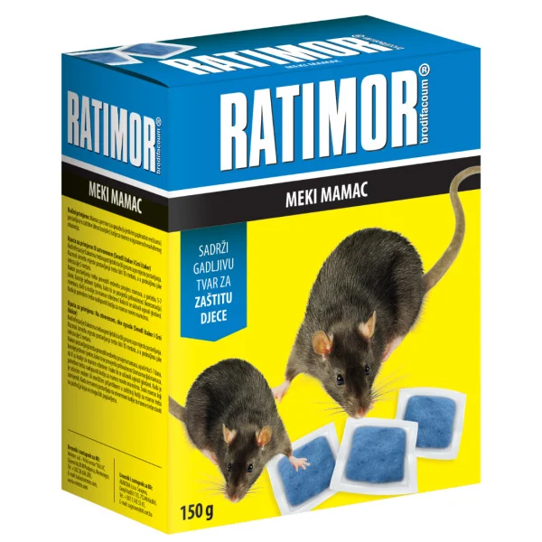 Mamac za pacove i miševe 150g. - 20kom. RATIMOR
