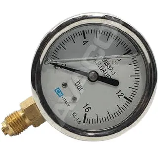 Manometar - glicerinski 0 -7 bara - 1/4"