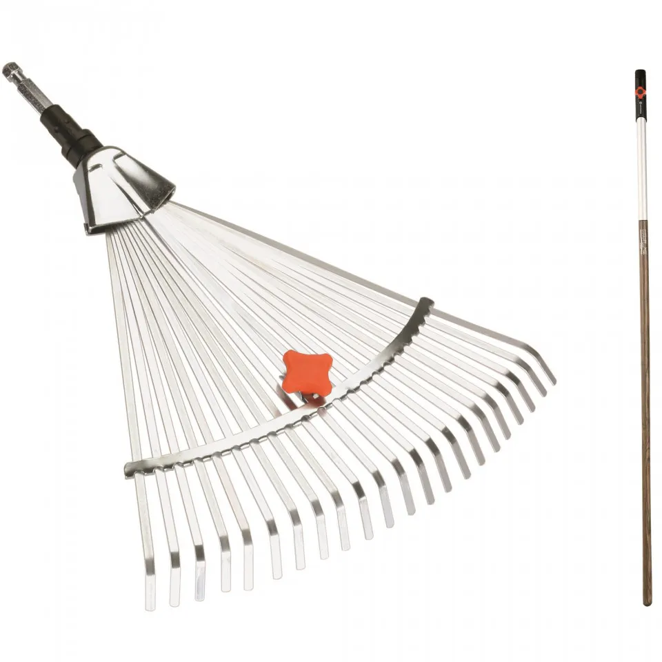 Metlica - grablje sa drškom podesive set 130cm GARDENA