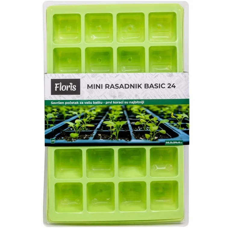 Mini rasadnik - kontejner za rasad BASIC 24 FLORIS
