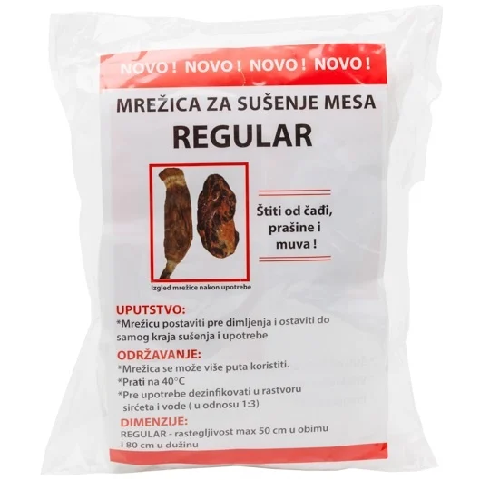 Mrežica za sušenje mesa 50x80cm 10kom. REGULAR