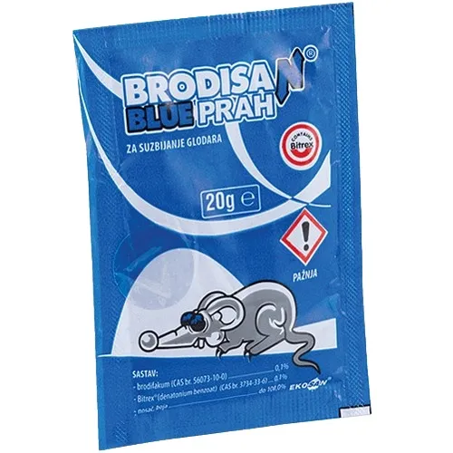Otrov za miševe i pacove u prahu 20g. BRODISAN BLUE