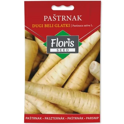 Paštrnak dugi beli glatki seme 2g - 10kom. FLORIS