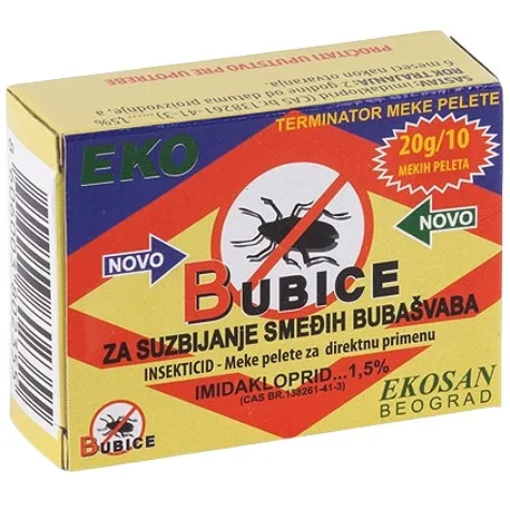 Peleti - otrov za bubašvabe 10kom. B-Ubice