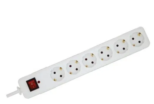 Produžni kabel - razvodnik 6 sa prekidačem 3m - 3x1.5mm Prosto