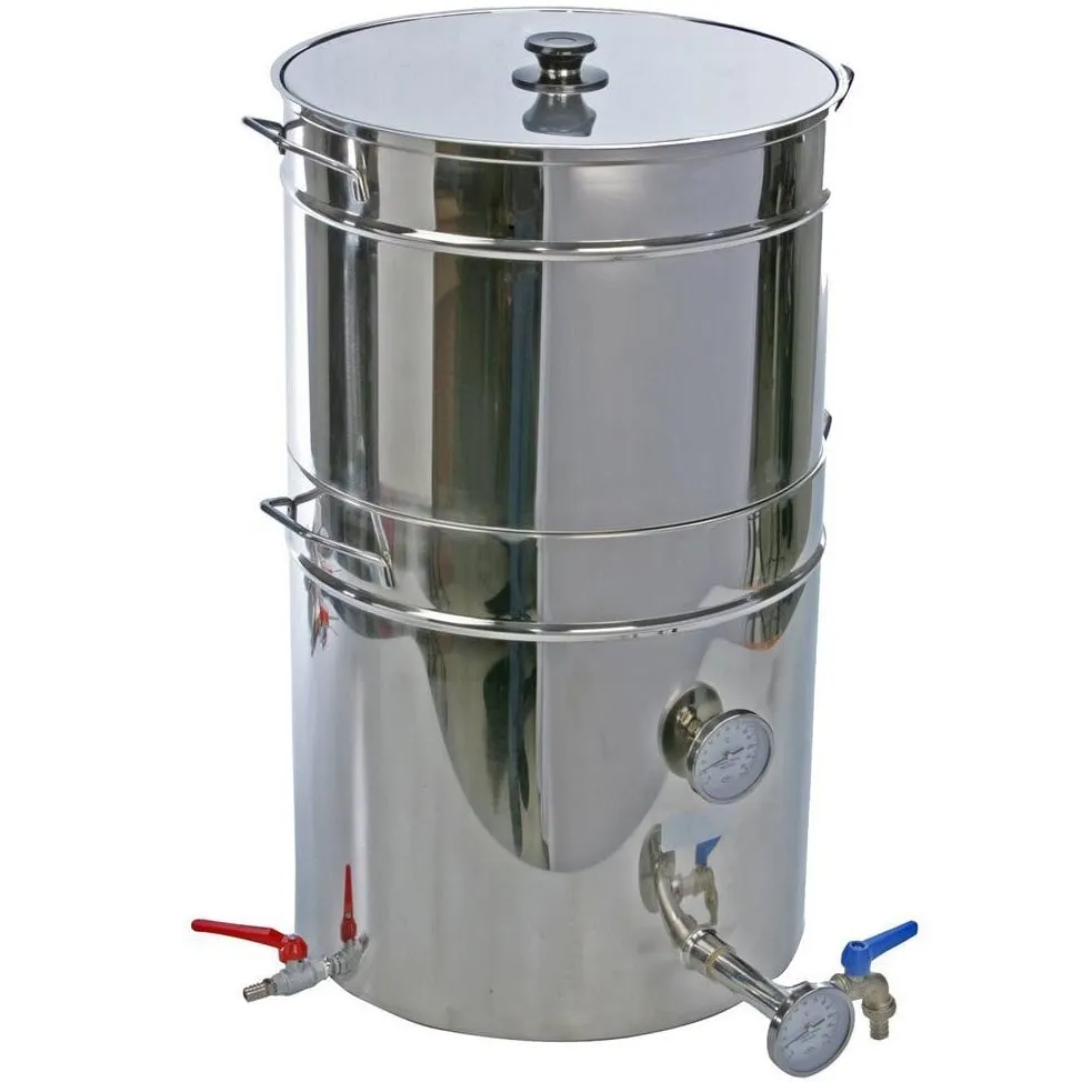 Protočni pasterizator za sok - električni 100L INOX EnoItalia