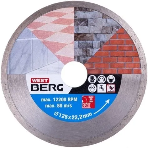 Rezna ploča dijamantska puna 110 - 230mm WESTBERG