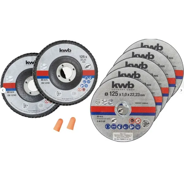 Rezna ploča za metal i lamelni brusni disk 7kom. EINHELL