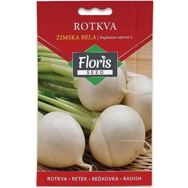 Rotkva Zimska bela seme 3g - 10kom. FLORIS