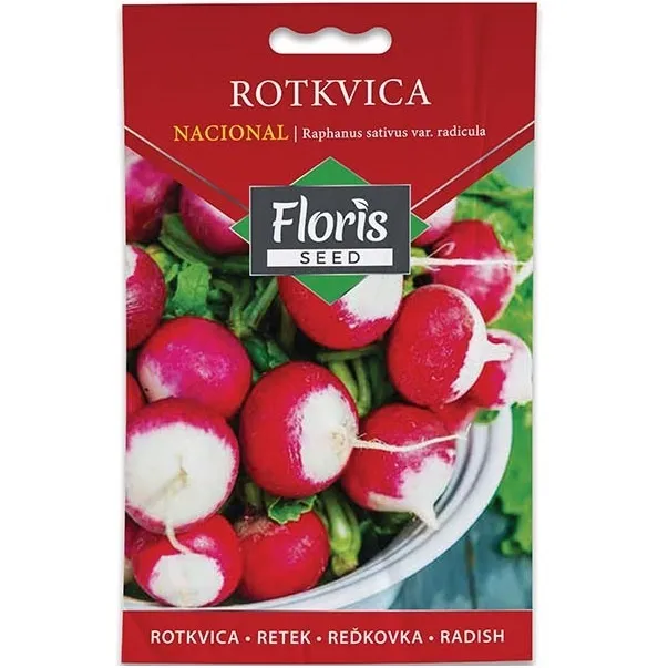 Rotkvica Nacional seme 3g - 10kom. FLORIS