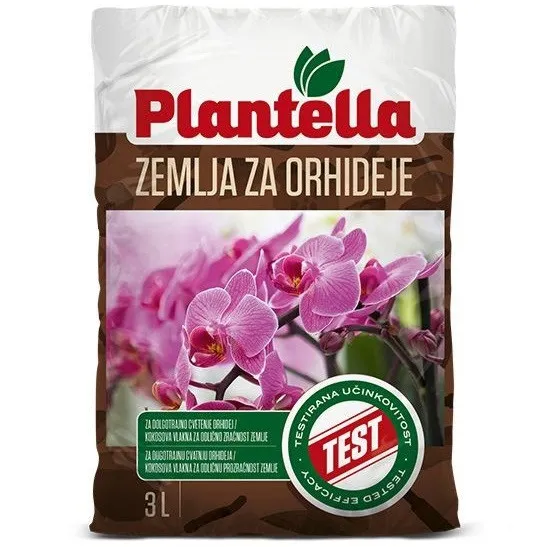 Zemlja za cveće - orhideje 3L Plantella